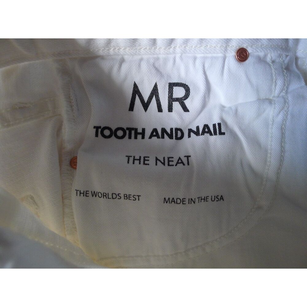 Mother MR Men's The Neat Jean In Tooth & Nail - 29 - Picture 8 of 12